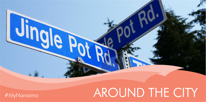 Around-the-City-Oct-7 Around the City header image of Jingle Pot Road Sign