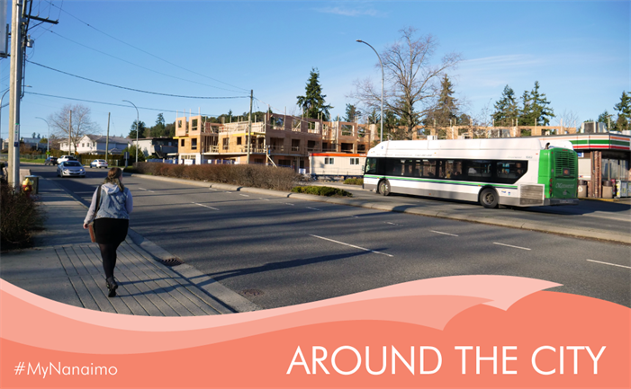 Around the City header image of building construction on Bowen Road