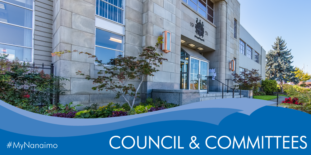 Council and Committees header image of city hall