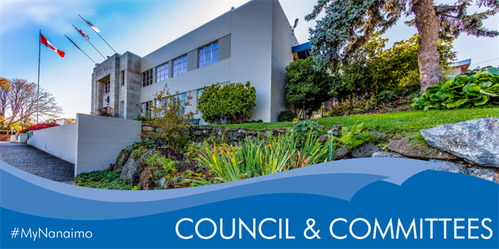 Council and Committees header image of city hall