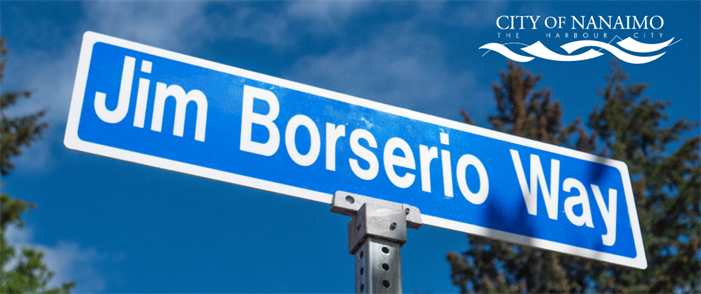 Jim-Borserio-Way Image of Jim Borserio Way sign