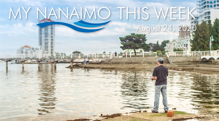 My Nanaimo This Week header image of fishing in the harbour