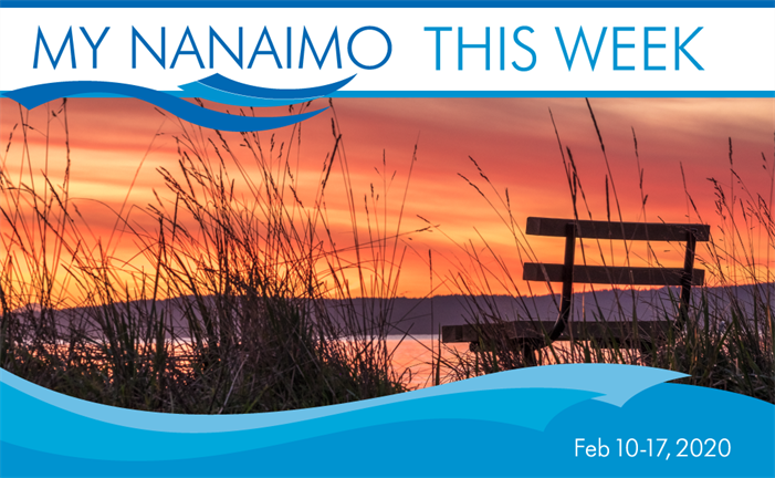 My Nanaimo This Week header image of sunrise in Pipers lagoon part