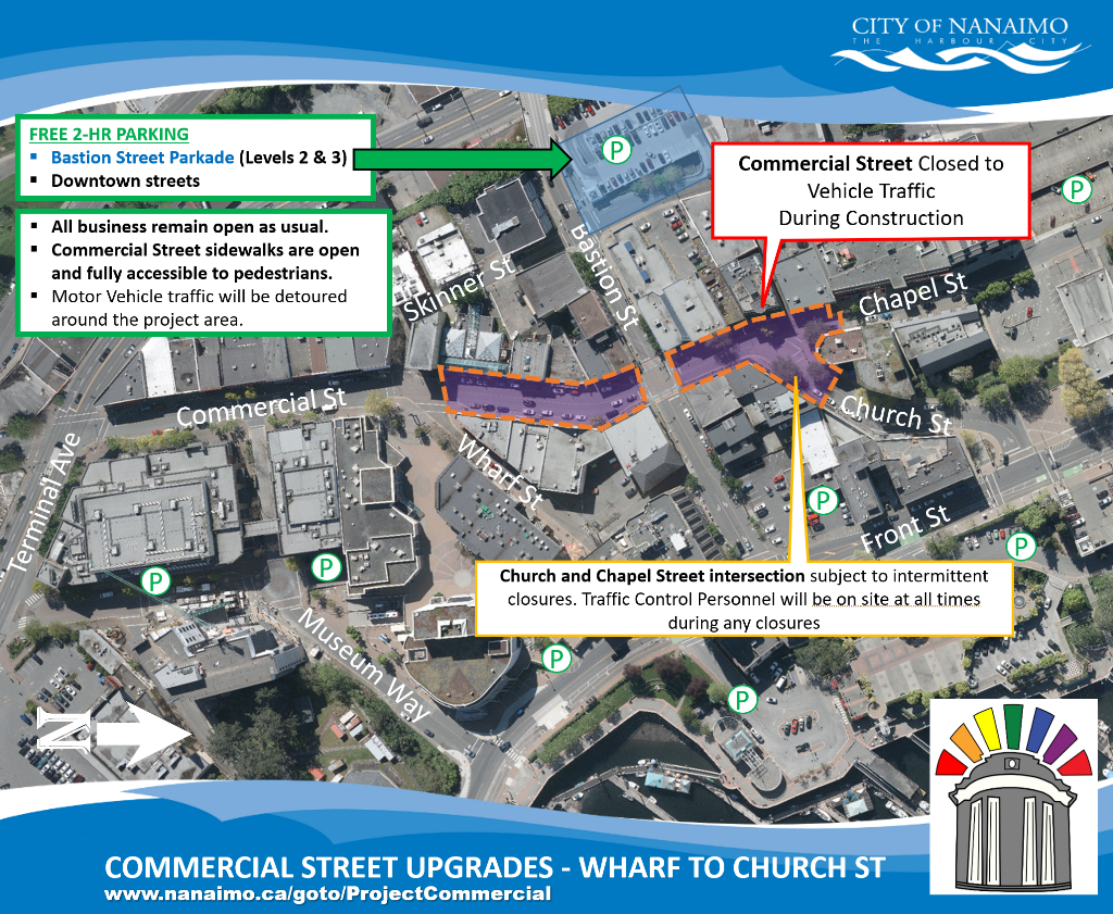 Commercial St Construction from Wharf St to Chapel St