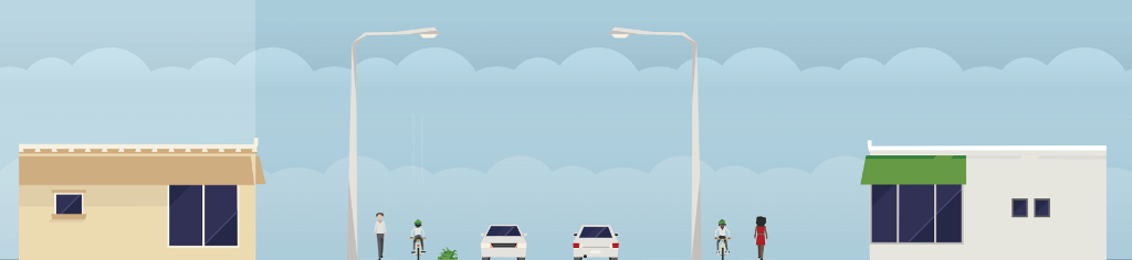 Drawing of proposed lane layout