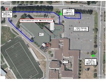 AerialviewoftheNACandNDSSsitesshowingnoaccesstoNDSSfromthewestentrance