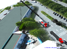 ComputerrenderingofacraneliftingalargeboxadjacenttotheNanaimoAquaticCentre